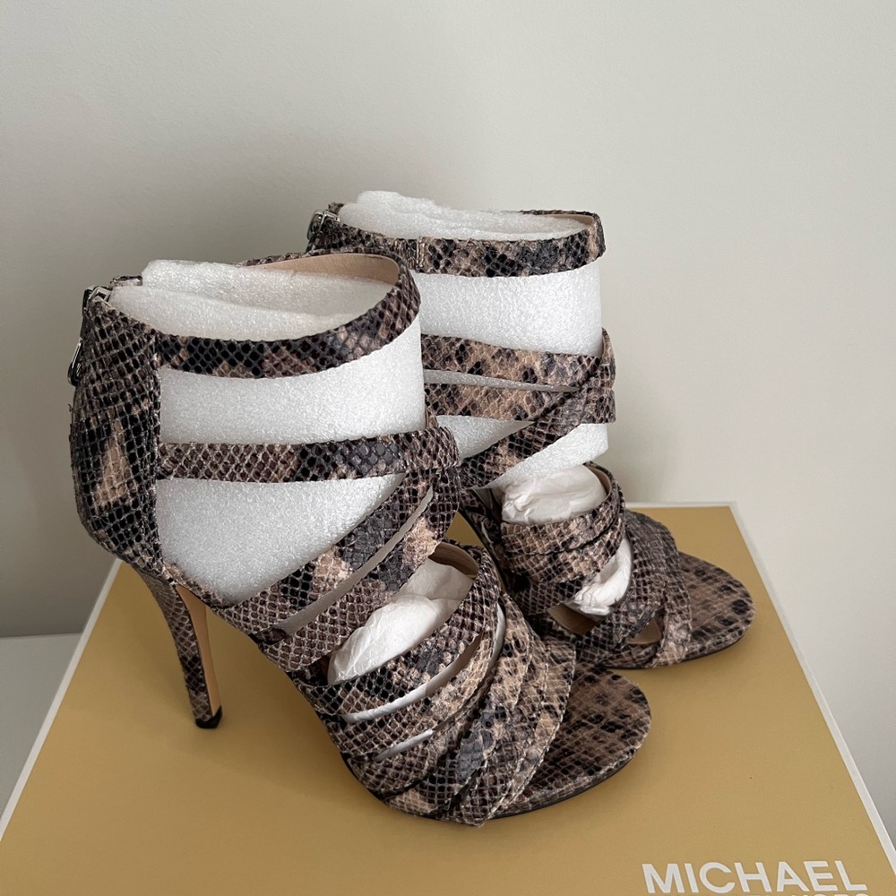 Michael Kors Snake Jenna Heels